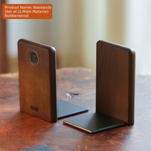 NALANDUOHAO | Book Support Divider Wooden