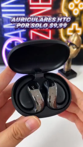 HTC NE19 AI Translation Earbuds Smart Real-Time Translation Wireless Earphones  Wireless Bluetooth Earphone OWS Open Earbuds Bluetooth 6.0 IPX7 Waterproof Sport Headset With Microphone