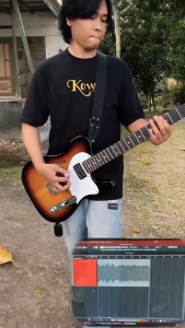 KOWE Gitar Elektrik Original Big Master Paket Bundling Hemat