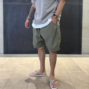 DAVID&ME | Black Elastic Waist Quick-Drying Loose Fit Mens Shorts