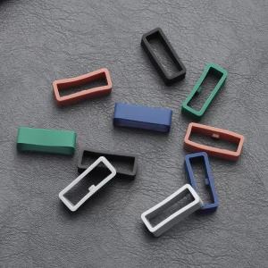 2pcs/lot Rubber Watchband Rings Replacement Silicone Watch Bands Loop Ring 16mm 18mm 20mm 22mm 24mm Watch Buckle Accessories