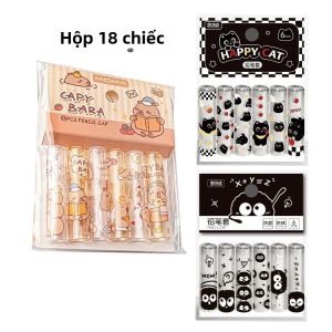 6/12/18 Chiếc Kawaii Mèo Dễ Thương Bút Chì Toppers Học Sinh Tẩy Mũ Trường Giải Thưởng Nắp Bút Chì Bảo Vệ