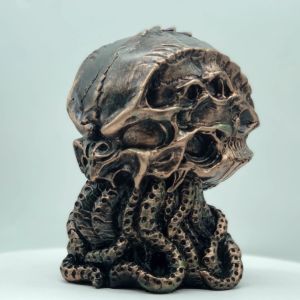 Cthulhu Cthulhu Mythos Statue Octopus Skull Resin Decorations Cold Night Halloween Decoration Props
