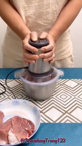 Máy Xay Thịt Đa Năng Cối xay thịt 304 Máy xay đa năng ăn dặm cho bé Dung tích 2L 4 Lưỡi dao bằng thép ZODAN Máy xay sinh tố máy xay ăn cối xay máy xay tỏi ớt máy xay cua