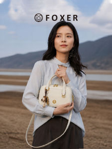 FOXER | Summer Leather Handbag Crossbody Work Pillow Design