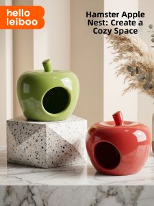HELLOLEIBOO | Cooling Ceramic Hamster Bed For Summer