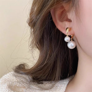 Unique Design Pearl Earrings Womens Simple Elegant Fashion Jewelry Versatile Quality Ear Accessories Alloy/Plated Silver/Gold