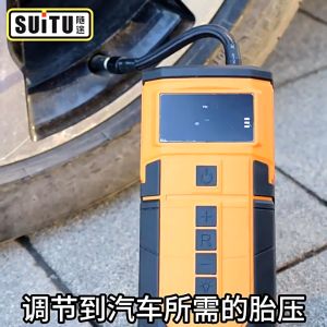 7star 6000cc Car Jumper Starter Air Compressor Kereta Jump Start Tire Air Pump Emergency Starter Power Bank