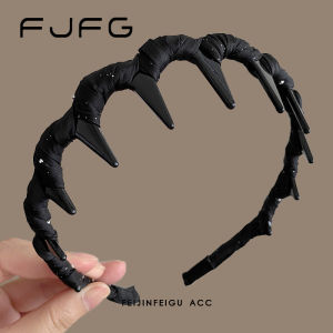 Elegant Fabric Wave Hairband Womens Heightening Forehead Band Face Wash Hair Styling Accessory Original Design Fresh Outfit