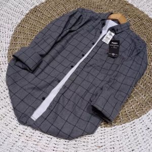Baju Pria Kemeja Flanel Lengan Panjang Pria Motif Kotak