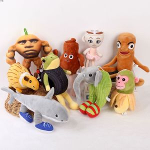Keychain Doll Toy Shark Tire Wooden Stick Cross-Border Person Frog Mountain Sea Legend Hanging Ornament Plush Toy Doll