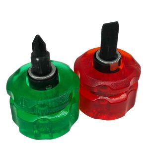 Japanese Engineer Short Handle Magnetic Ten/One-Word Screwdriver Narrow Space Dual-Use Screwdriver Screwdriver DST-06/07