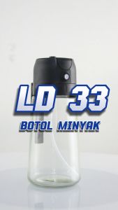 Botol Minyak 2in1 Botol Semprot / Tuang Minyak Goreng Oil Kitchen Sprayer Serbaguna LD-33