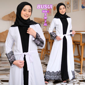 Galeri Abaya & Gamis Abaya Putih Turkey 399: Pakaian Wanita Model Baru