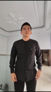 Kemeja pria lengan panjang Slim Fit bahan katun tebal terlaris