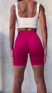 Gia Công alphalete Quần yoga vải hoàn toàn mờ cation quần chạy bộ thể dục quần short thể thao cho phụ nữ