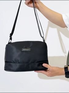 Mens Shoulder Bag Business Style Soft Leather Large Capacity Sling Bag For Men Sport Street Outdoor