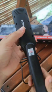 Catokan Rambut ORI Sonar 698 Black Hitam Murah / Catok Rambut Pelurus Sonar 698 murah bisa cod