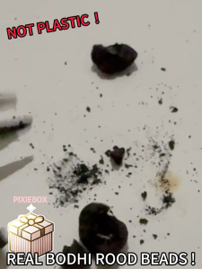 Bodhi Root Bracelet PEACH BLOSSOM & WILLOW SMOKE GREEN Natural Bodhi Not PLASTIC🚫 Ready Stock