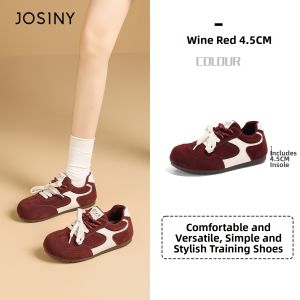 Josiny | Warm Insulated Fashionable Red Womens Casual Shoes