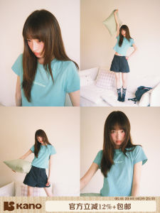 Letter Print Stylish Slim Fit Summer Short T-shirt
