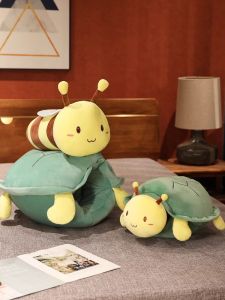 JIFANPAUL | Funny Turtle Shape Plush Toy Pillow with Wearable Shell