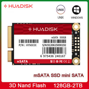 HUADISK MSATA SSD 128GB 256GB 512GB MSATA SSD 1TB 2TB Internal Solid State Hard Drive For HP Computer Desktop