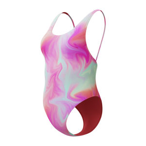 Speedo | Stylish Bright Printed Sun Protection One-Piece Swimsuit