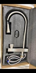 Modern Kitchen water fall  / Shower Pull out faucet faucet 304 stainless