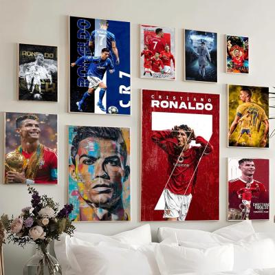 Portugal Super Football Star CR7 Cristiano Ronaldo Anime Posters Sticky HD Quality Poster Wall Art C