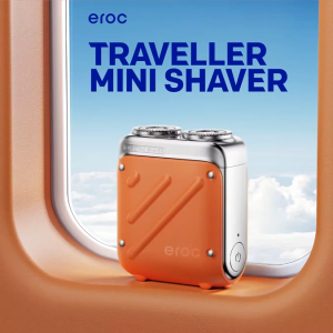 EROC Traveller Shaver Portable Mini Trendy Shaver White Color Fast Charging Waterproof