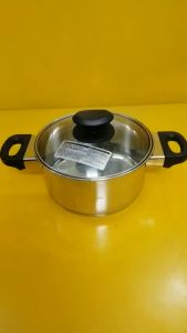 Nồi inox nội địa Nhật size 19cm cao 9cm (mã 790) Dùng được bếp từ