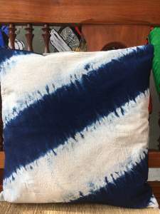 [HOT]Vỏ gối vuông 45*45cm nhuộm chàm thủ công giá tại xưởng