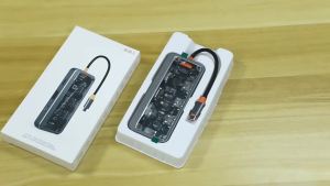 USB C Hub Type C To HDMI-Compatible Adapter RJ45 SD/TF Card Reader Hub 100W PD Fast Charge For MacBook Laptop USB C Hub