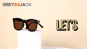 Grey Jack Kacamata Hitam Sunglasses Polarized Anti Silau UV400 model Korean Style Oversized Wanita dan Lakilaki SA 58242