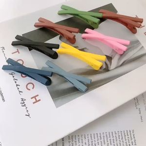 Jepitan Rambut Gaya Korea Matte Warna Warni /Jepitan Model Silang / Korean Hairclip/JEPIT RAMBUT SILANG ALA KOREA HAIRPIN IMPORT KOREA HAIRCLIP
