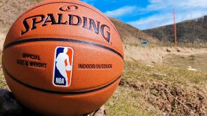 Spalding 74-602Y Basketball ball for bola pang Official Size 7 PU Leather Material Outdoor Indoor Basket ball