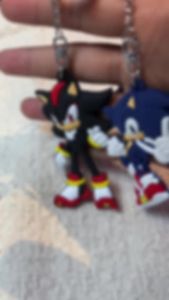 Sega | Sonic Nhân Vật Hoạt Hình Silicone Móc Khóa Dễ Thương Đính Hạt Tên Mặt Dây Chuyền Thời Trang Ba Lô Túi Charm Nhựa Trang Trí Quà Tặng Dành Cho Độ Tuổi Từ 14 Trở Lên