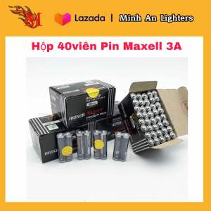 Hộp 40 Viên Pin Maxell AAA – Phù Hợp Chuột Không Dây Điều Khiển Máy Đo Đồ Chơi Trẻ EmHàng Chính Hãng