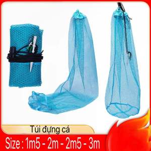 Túi lưới đựng cá rộng 55cm dài 1m5 2m25m 3m