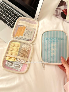 กล่องยาฉุกเฉินพกพาขนาดใหญ่สำหรับใช้ในครัวเรือน กล่องเก็บยาสำหรับกลางแจ้ง ช่องแยกส่วน กล่องเก็บยาสำหรับการเดินทาง