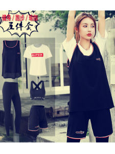 ชุดโยคะสำหรับผู้หญิง ชุดวิ่งฟิตเนส ชุดลำลอง แห้งเร็ว ฤดูใบไม้ผลิและฤดูร้อน ชุดโยคะลำลอง ชุดออกกำลังกาย ชุดออกกำลังกาย ชุดโยคะ