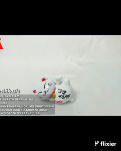 Pajangan Solar Kucing Hoki Tidur Pajangan Solar Dashboard Model Olahraga Yoga