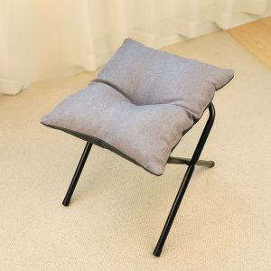 Foldable Footrest Office Footrest Sofa Stool Leg Rest Footstool Footrest Pad Office Chair Leg Rest Footstool Metal Fabric