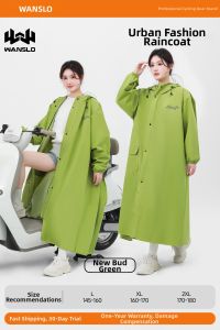 WANSLO | Waterproof Long Raincoat Heavy Duty Single Person