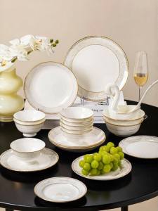 mornenjoy | Luxury Aesthetic Home Tableware Set for New House Gift