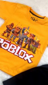 Setelan Anak Laki-Laki Motif ROBLOX Size 2-10 Thn / Baju Anak / Baju Murah / COD