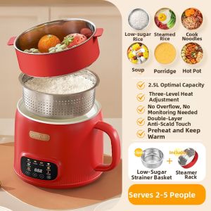 CECON | Low Sugar Rice Soup Separation Electric Rice Cooker