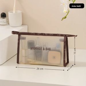 MIRUIDUO | Túi Đựng Trang Điểm Đa Năng Thoáng Khí Có Thể Mang Đi