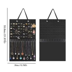 ชั้นวางโชว์สร้อยคอ ที่แขวนเครื่องประดับ ตู้โชว์สร้อยคอและกำไล อุปกรณ์จัดเก็บเครื่องประดับ กล่องเก็บเครื่องประดับ